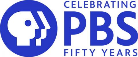 PBS 50 year anniversary logo